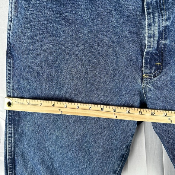 Wrangler George Strait Cowboy Cut Jeans Men's 36x36 Blue Western Straight Leg - Picture 9 of 11